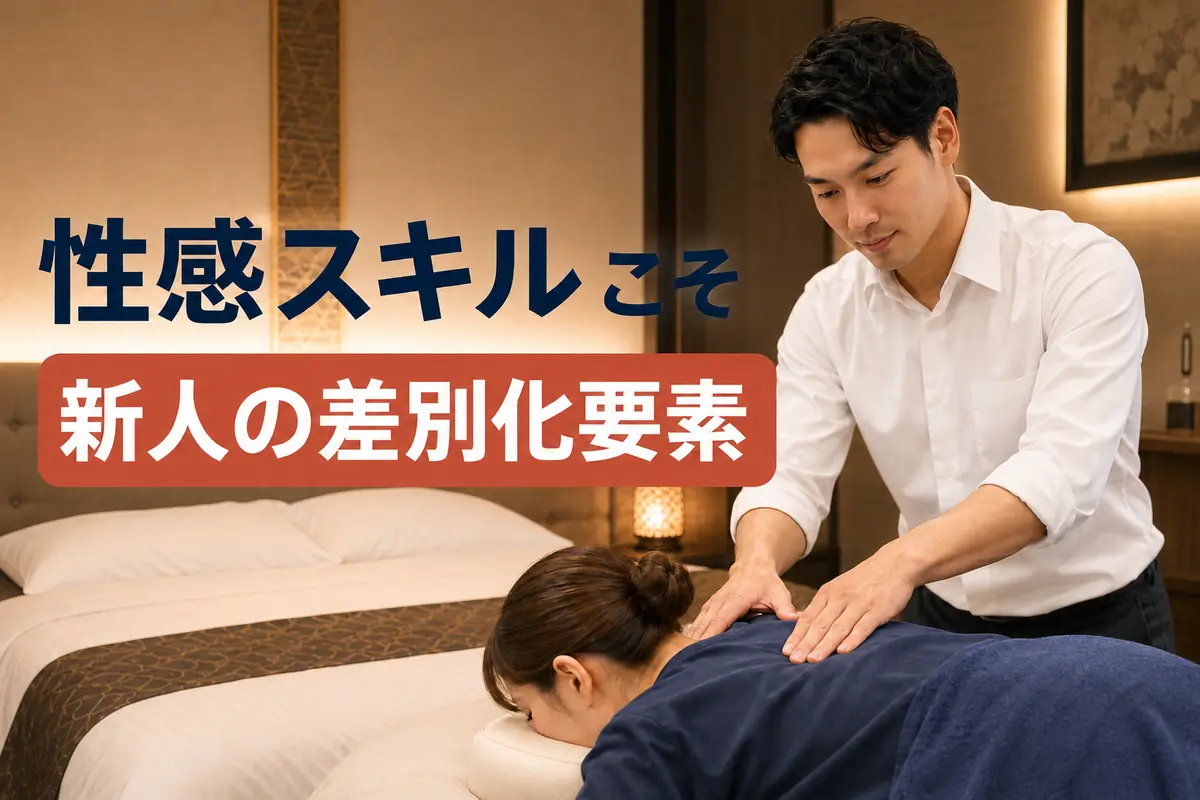 性感スキルこそ、新人セラピストの差別化になる